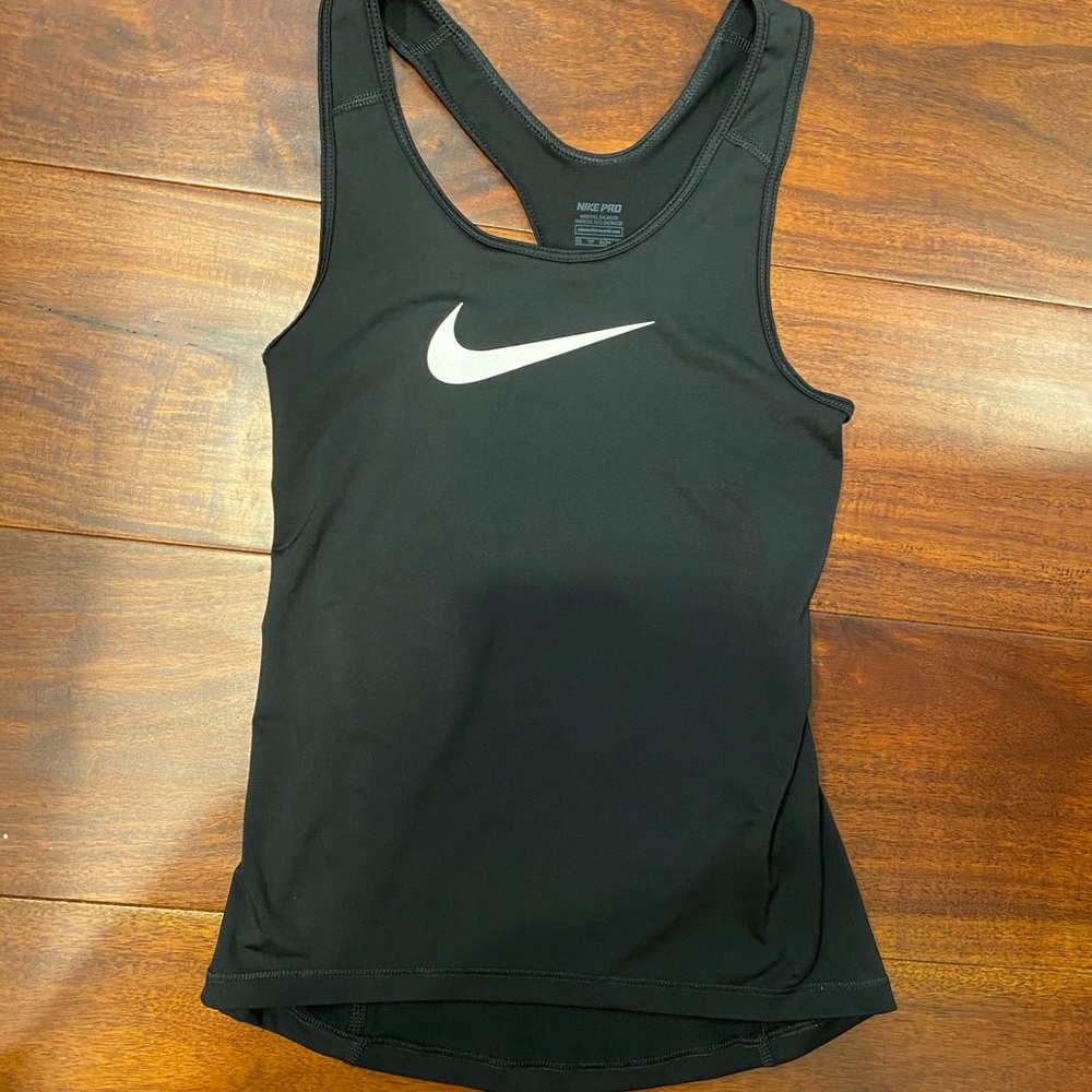 Nike black dri-fit workout tank top